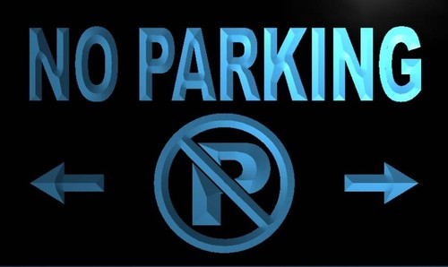 No Parking Only Neon Light Sign